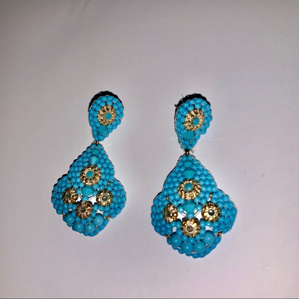 Bead drop earrings
